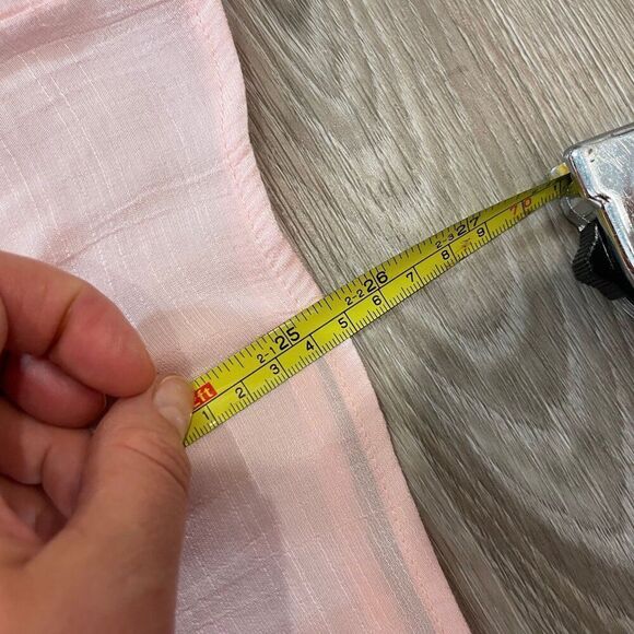 GAP Cotton Pink Ruffle trim Blouse sz L - Picture 6 of 6